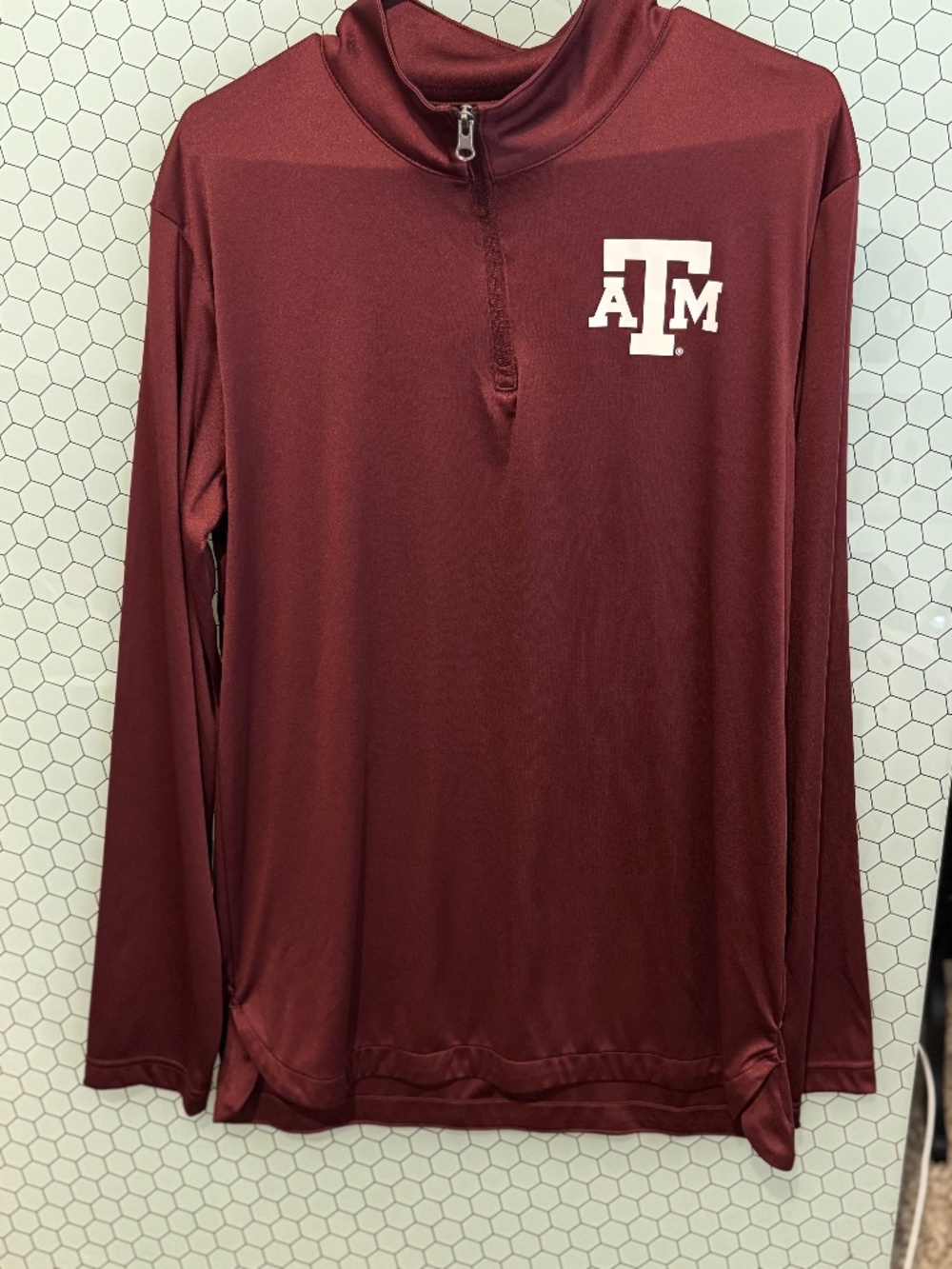 Men's Fanatics Maroon Texas A&M Aggies Quarter-Zip Pullover